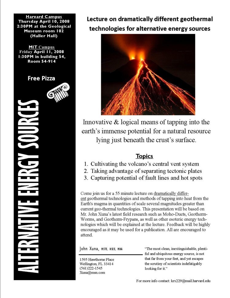 ZUET lecture flyer